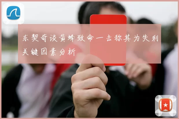 东契奇谈黄蜂致命一击称其为失利关键因素分析